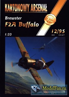Halinski - Kartonowy Arsenal 12/1995 - Brewster F2A Buffalo