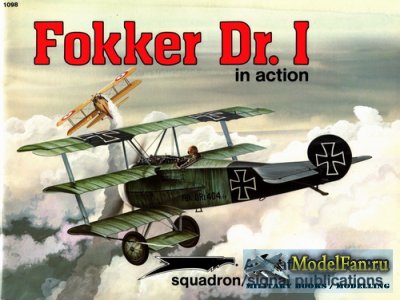 Squadron Signal (Aircraft In Action) 1098 - Fokker Dr.I