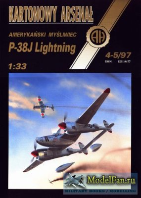 Halinski - Kartonowy Arsenal 4-5/1997 - P-38J Lightning