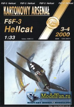 Halinski - Kartonowy Arsenal 3-4/2000 - F6F-3 Hellcat