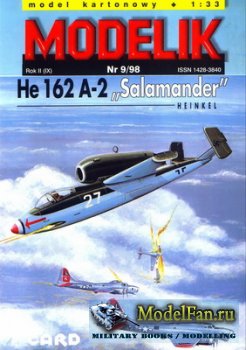 Modelik 9/1998 - He-162 A-2 ''Salamander''