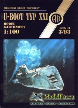 Halinski - Model Kartonowy 3/1993 - U-BOOT XXI