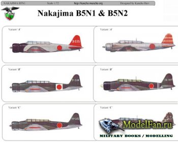 Kancho Iliev - Nakajima B5N1 & B5N2 (6 variants)