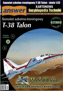 Answer. Kartonowa Encyklopedia Techniki 2008-01 - T-38 Talon