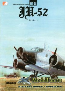 ModelCard 28 - Junkers Ju-52