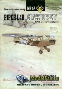 ModelCard 67 - Piper L-4H "Grasshopper"