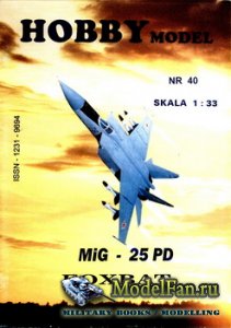 Hobby Model 40 - MiG-25 PD Foxbat