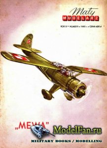 Maly Modelarz 9 (1960) - Samolot Wywiadowczo-towarzyszacy LWS-3 "Mewa"