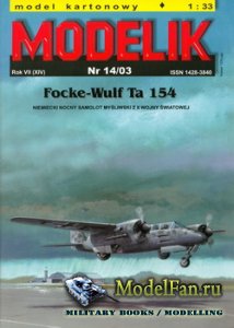 Modelik 14/2003 - Focke-Wulf Ta-154