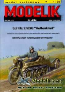 Modelik 4/2004 - Sd Kfz.2 NSU "Kattenkrad" (2 )