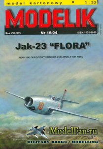 Modelik 16/2004 - Jak-23 "Flora"