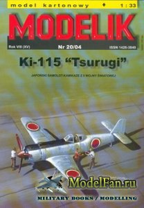 Modelik 20/2004 - Ki-115 "Tsurugi"