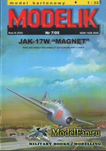Modelik 7/2005 - Jak-17W "Magnet"