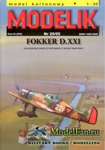 Modelik 20/2005 - Fokker D.XXI