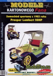 Answer. Model Kartonowy Fana 3-4/2003 - Prosper Lambert 20HP