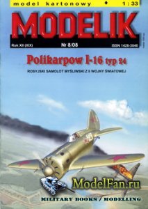 Modelik 8/2008 - Polikarpow I-16 typ 24