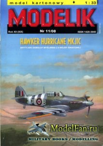 Modelik 11/2008 - Hawker Hurricane Mk.IIc