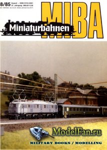 MIBA (Miniaturbahnen) 8/1985