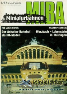 MIBA (Miniaturbahnen) 5/1987
