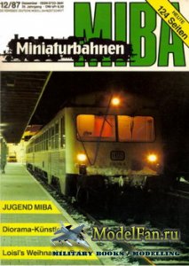 MIBA (Miniaturbahnen) 12/1987