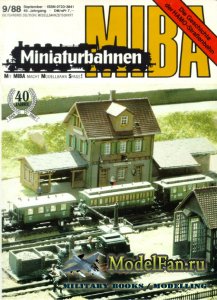 MIBA (Miniaturbahnen) 9/1988