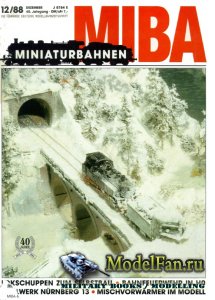 MIBA (Miniaturbahnen) 12/1988