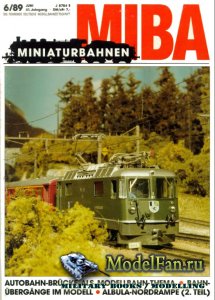 MIBA (Miniaturbahnen) 6/1989