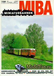MIBA (Miniaturbahnen) 7/1989