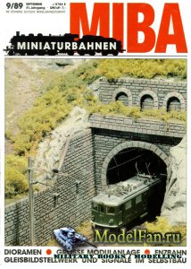 MIBA (Miniaturbahnen) 9/1989
