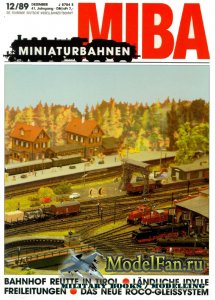 MIBA (Miniaturbahnen) 12/1989