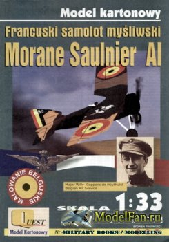Quest - Model Kartonowy 15 - Morane Saulnier Al