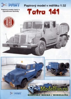PMHT 6 (Papírové Modely Hasičské Techniky) - Tatra 141  ...