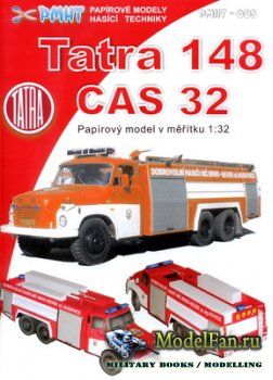 PMHT 8 (Pap&#237;rov&#233; Modely Hasi&#269;sk&#233; Techniky) - Tatra 148 CAS 32