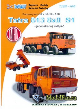 PMHT 9 (Pap&#237;rov&#233; Modely Hasi&#269;sk&#233; Techniky) - Tatra 813 8x8 S1