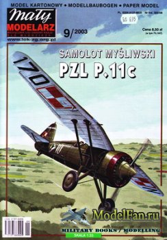 Maly Modelarz №9 (2003) - Samolot mysliwski PZL P.11c