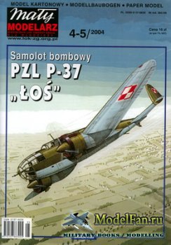 Maly Modelarz №4-5 (2004) - Samolot bombowy PZL P-37 "Los"