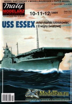 Maly Modelarz 10-11-12 (2004) - Amerykanski lotniskowiec USS "Essex"
