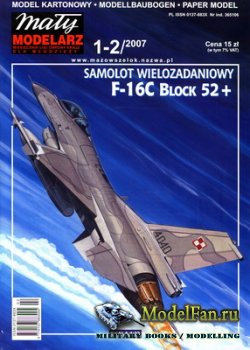 Maly Modelarz 1-2 (2007) - Samolot F-16C Block 52+
