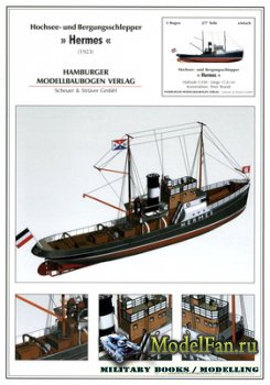 Hamburger Modellbaubogen Verlag (HMV) - Hochsee und Bergungsschepper "Hermes" (1923)