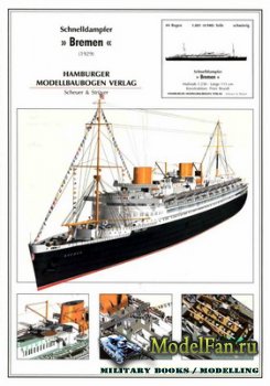 Hamburger Modellbaubogen Verlag (HMV) - Schnelldampfer "Bremen" (1929)