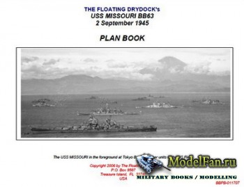 USS Missouri BB63 Plan Book