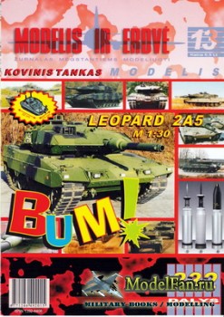 Modelis ir Erdve 13 - Leopard 2A5