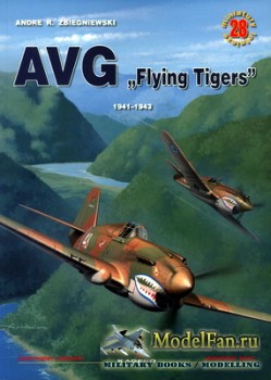 Kagero Miniatury Lotnicze 28 - AVG "Flying Tigers" 1941-1943
