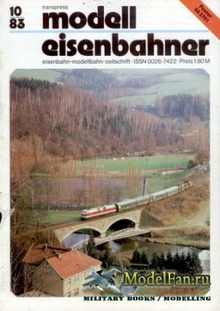 Modell Eisenbahner 10/1983