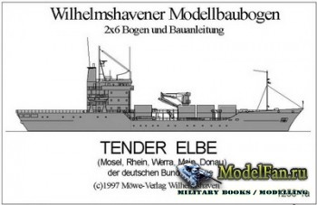 Wilhelmshavener Modellbaubogen 1256 - DKM 404 Class Tender Elbe