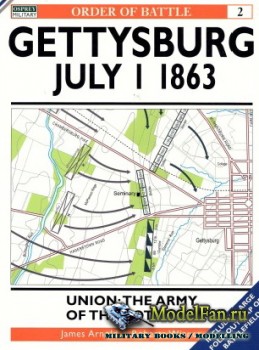 Osprey - Order of Battle 2 - Gettysburg July 1 1863. Union: The Army Of The ...