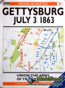 Osprey - Order of Battle 11 - Gettysburg July 3 1863. Union: The Army of th ...