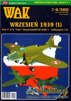 WAK 7-8/2012 - PZL P-37A "Los", Messerschmitt Bf-109D-1, Polikarpow I-16
