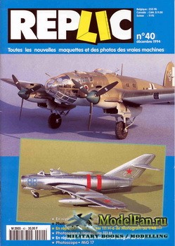 Replic 40 (1994) - Nakajima N1J1 Gekko, He-111 H-6, MiG-17