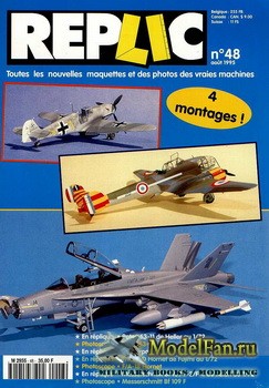 Replic 48 (1995) - Potez 63-11, I-16 type 18, F-A-18 Hornet, Bf-109 F